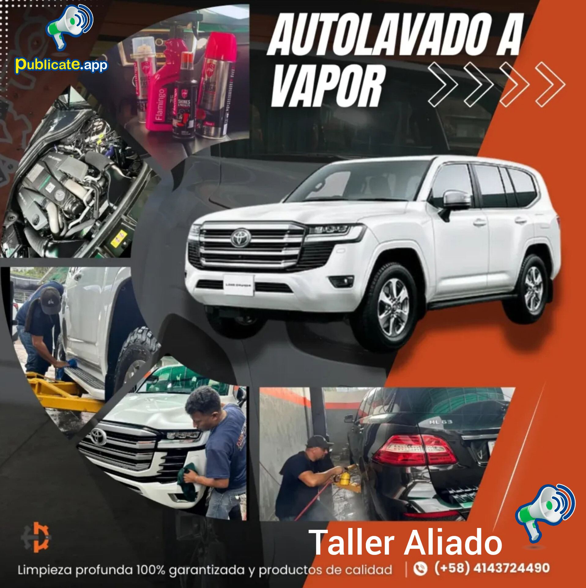 TODO AUTOS (TALLER ALIADO - LAVADO A VAPOR)