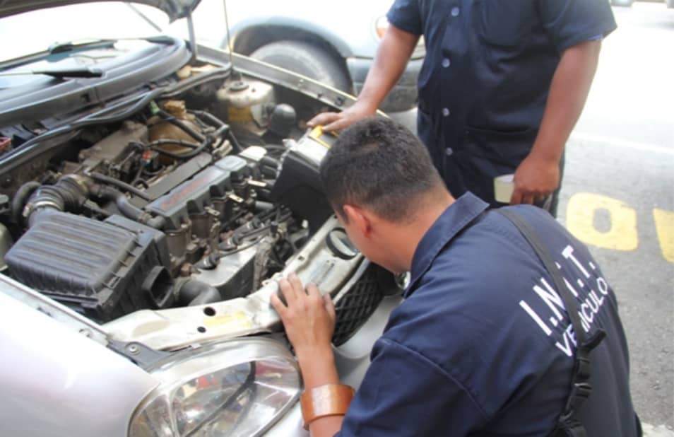 Requisitos para revisión de vehículos